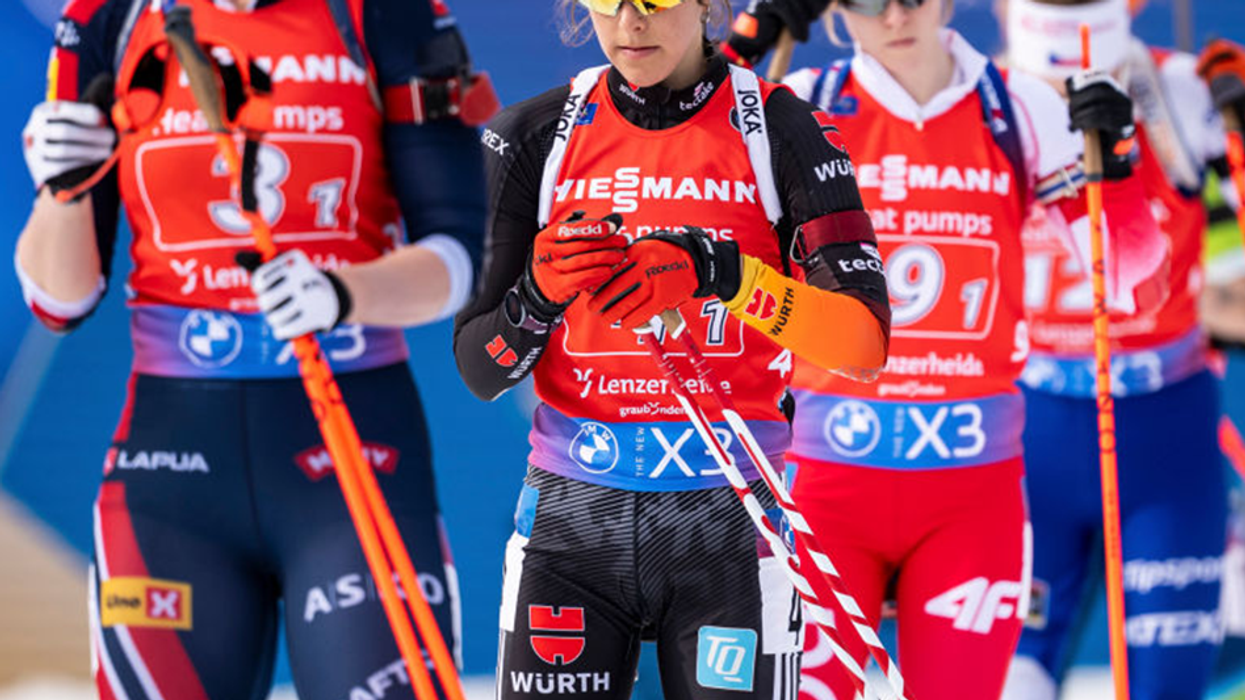 Male takes podium in girls' Nordic skiing in Maine as state defies Trump's executive order barring men from women's sports
