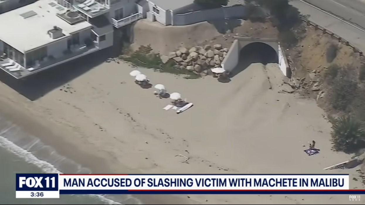 Malibu homeless man reportedly attacks family of 5 with machete, causes dad to lose an eye. Suspect was arrested months earlier but released by progressive DA.