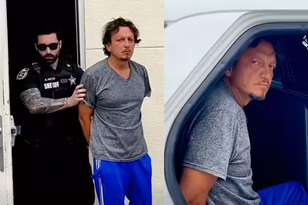Man allegedly caught on video stuffing body parts into suitcase — police say he dismembered his elderly stepfather