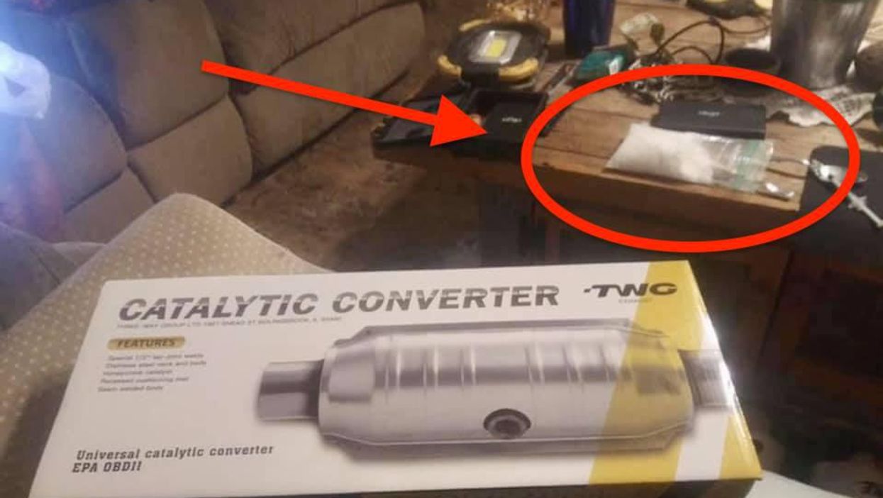 Man arrested after forgetting to hide his meth while selling a catalytic converter on Facebook