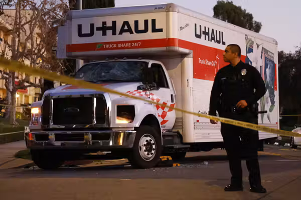 Man arrested for driving U-Haul into Iran protesters in Los Angeles was released on $0 bail