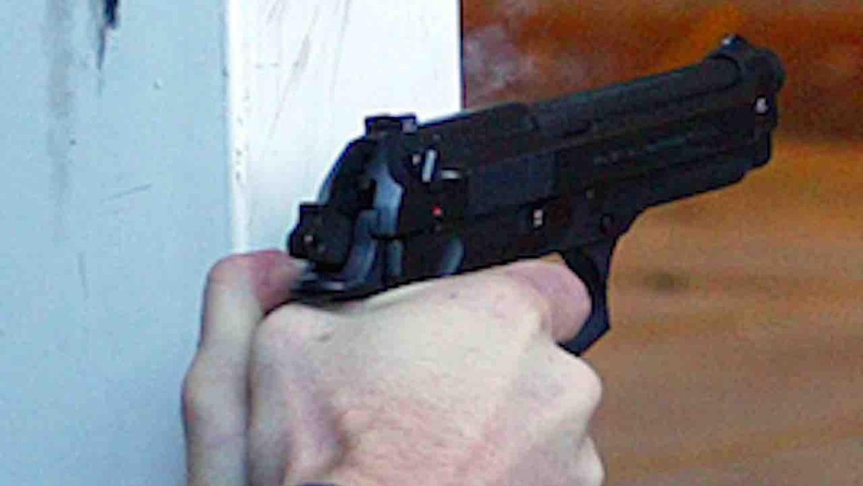 Man breaks through front door of residence. Homeowner confronts, fights, then shoots suspect, who later dies.