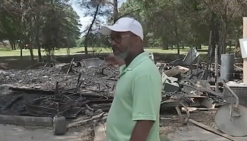 Man claims he was the victim of a hate crime after his property burned down. Then grand jury indicts him for felony arson.