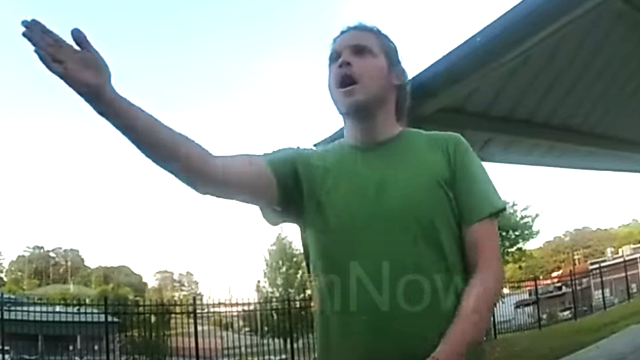 Man cries, fearing he'll be seen as racist for calling police on homeless man who allegedly threatened to stab his family