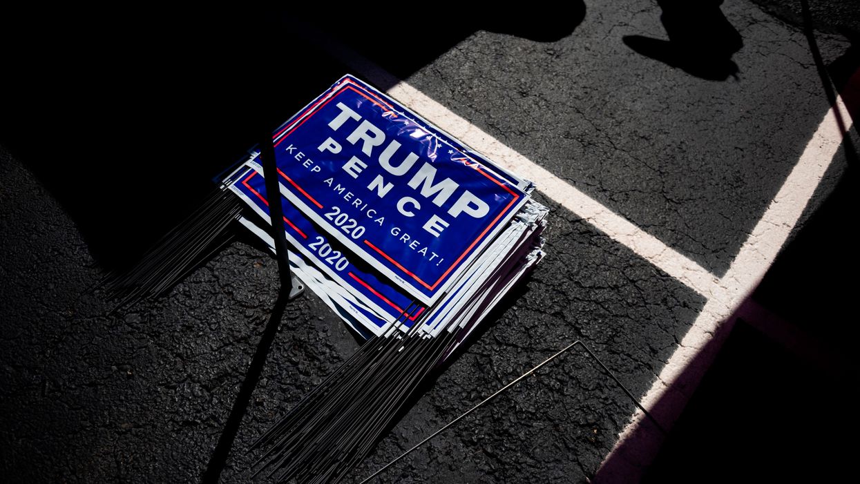Man demands parents choose between Trump signs in their yard and seeing their grandkids. It spectacularly backfires — and now he's sorry.