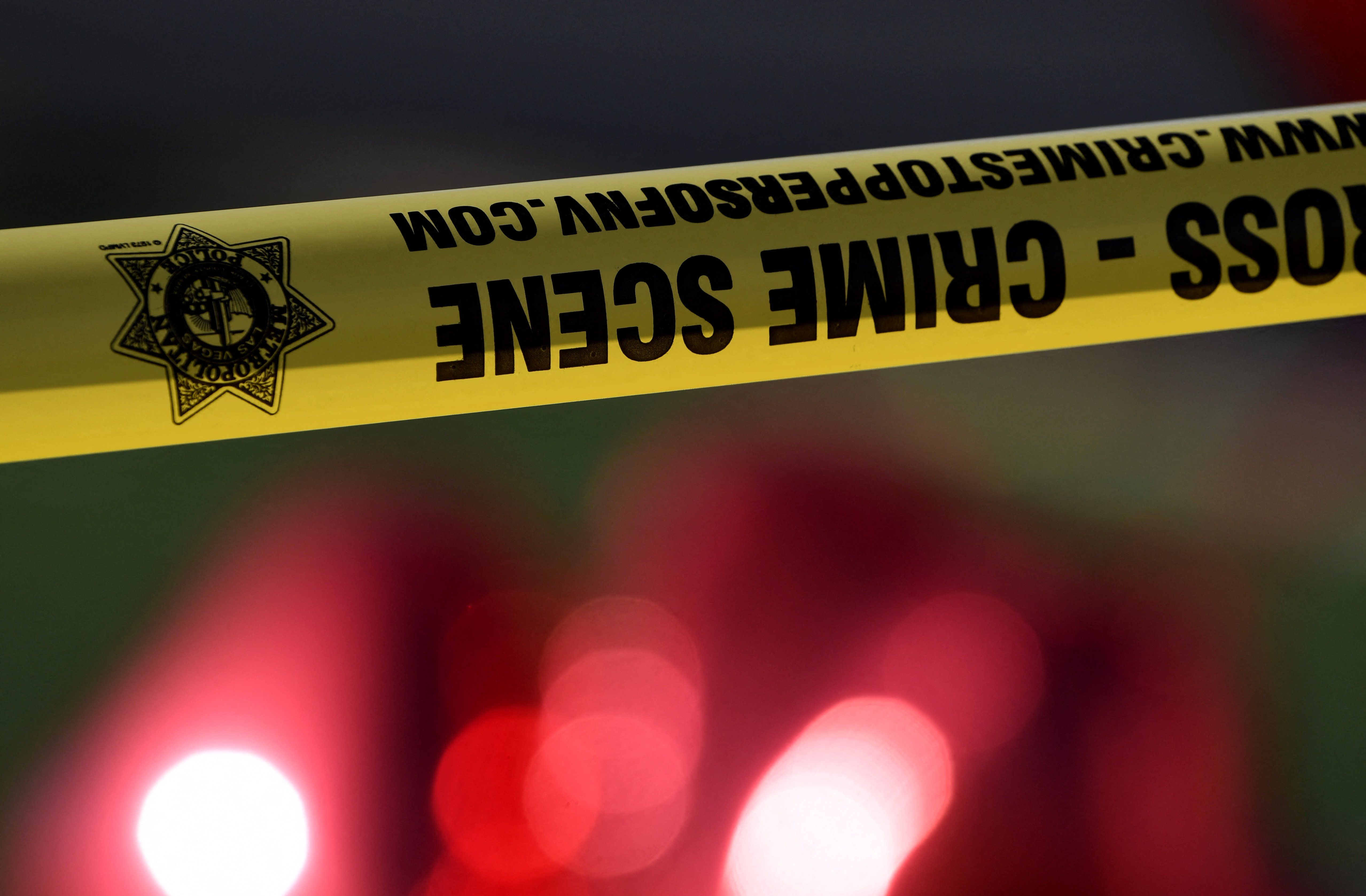 Man hacked off victim's head with machete while his wife and child watched, police say