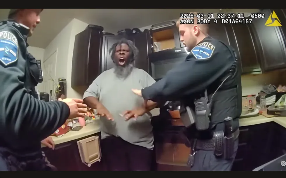 Man in mental health crisis grabs cop's gun, pulls trigger as he's being restrained; another officer opens fire: Officials