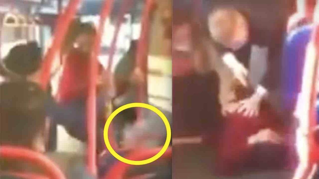 Man kicks 16-year-old girl in face after shaming her for not wearing mask, 'racially abusing her' on UK bus. So fellow passenger body slams him.