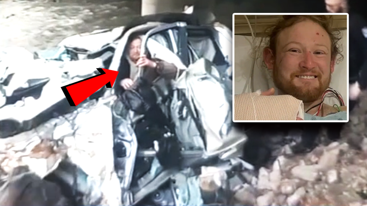 Man survives 6 days trapped in car wreck by drinking drainpipe water underneath I-94 bridge