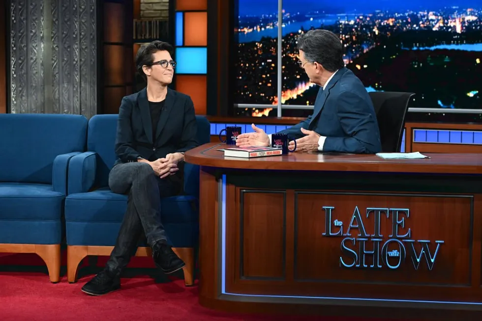 Maniacal Maddow pushes yet another Trump conspiracy theory