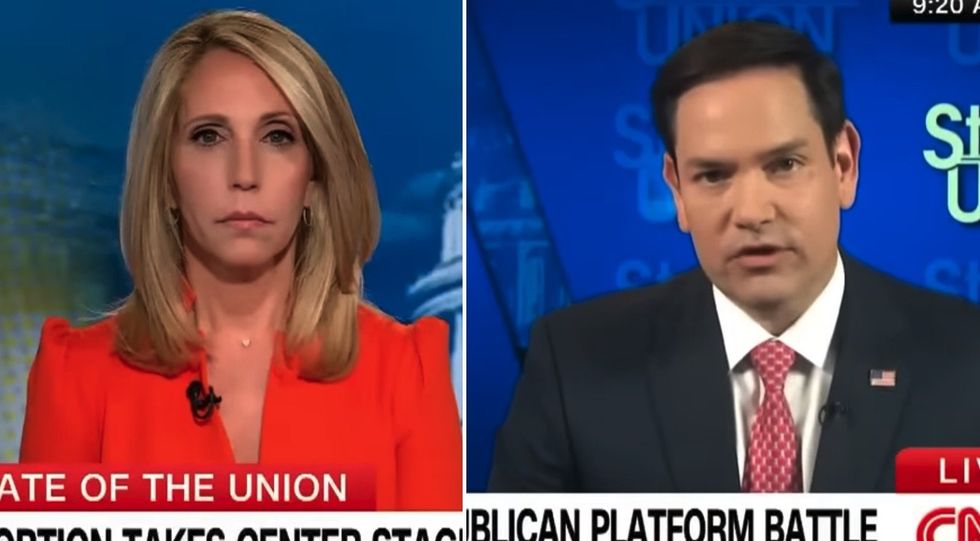 Marco Rubio corners CNN host with historical fact that upends popular leftist narrative about Trump: 'He didn't do it then'