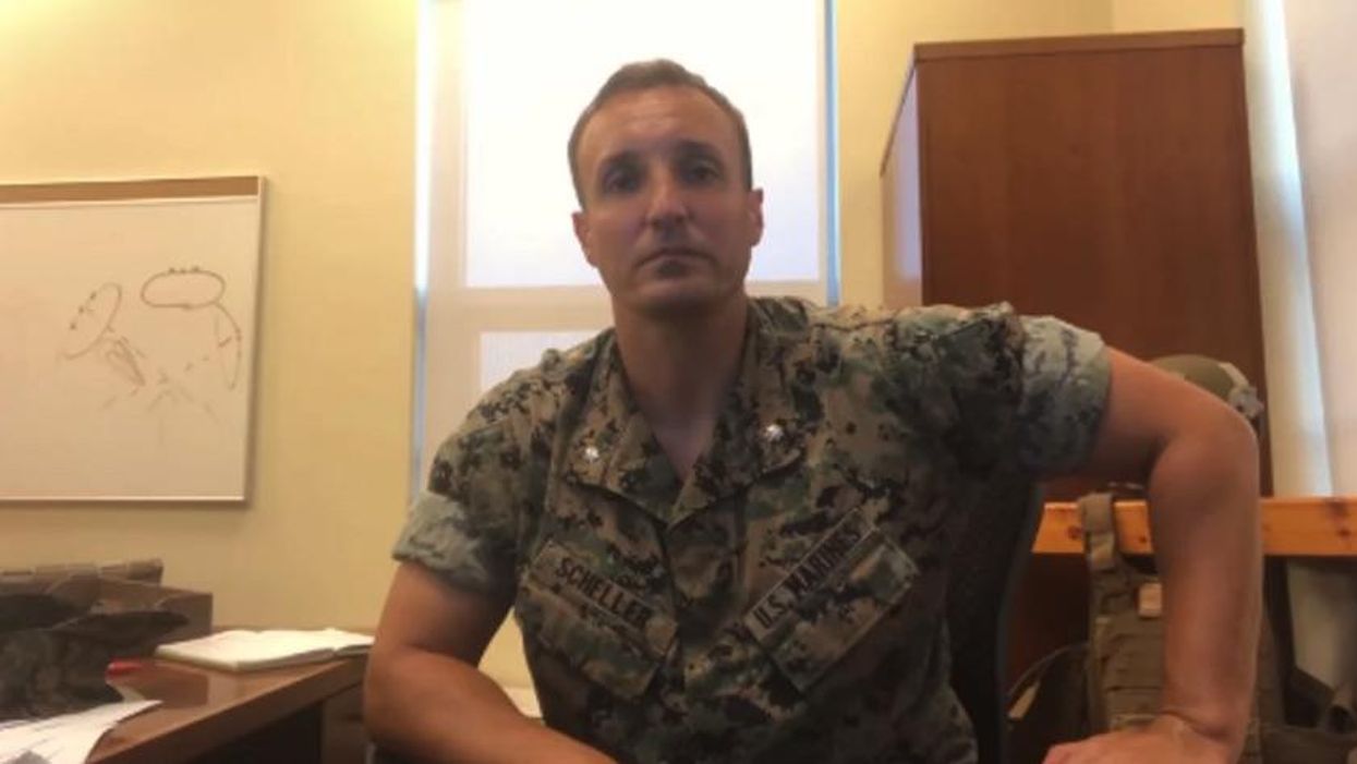 Marine officer who blasted commanders for Afghanistan chaos in viral video is detained in military jail ahead of trial
