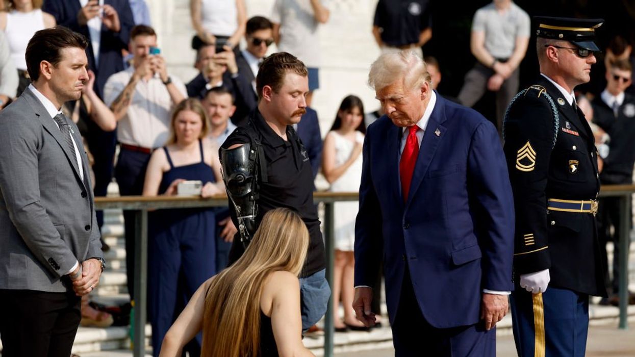 Marine wounded in Abbey Gate bombing explains why Trump's visit to Arlington Cemetery matters