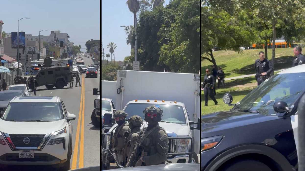 MASSIVE federal operation under way to CRUSH cartel's 'notorious open-air drug market' in Los Angeles