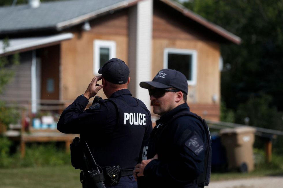 Massive manhunt under way for suspect who allegedly rammed car into 2 children and 1 adult at church intentionally