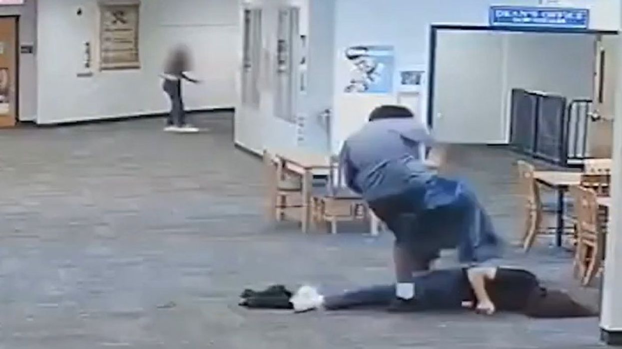Massive student savagely knocks teacher unconscious, then stomps and punches her unresponsive body because she took away his Nintendo Switch, deputies say