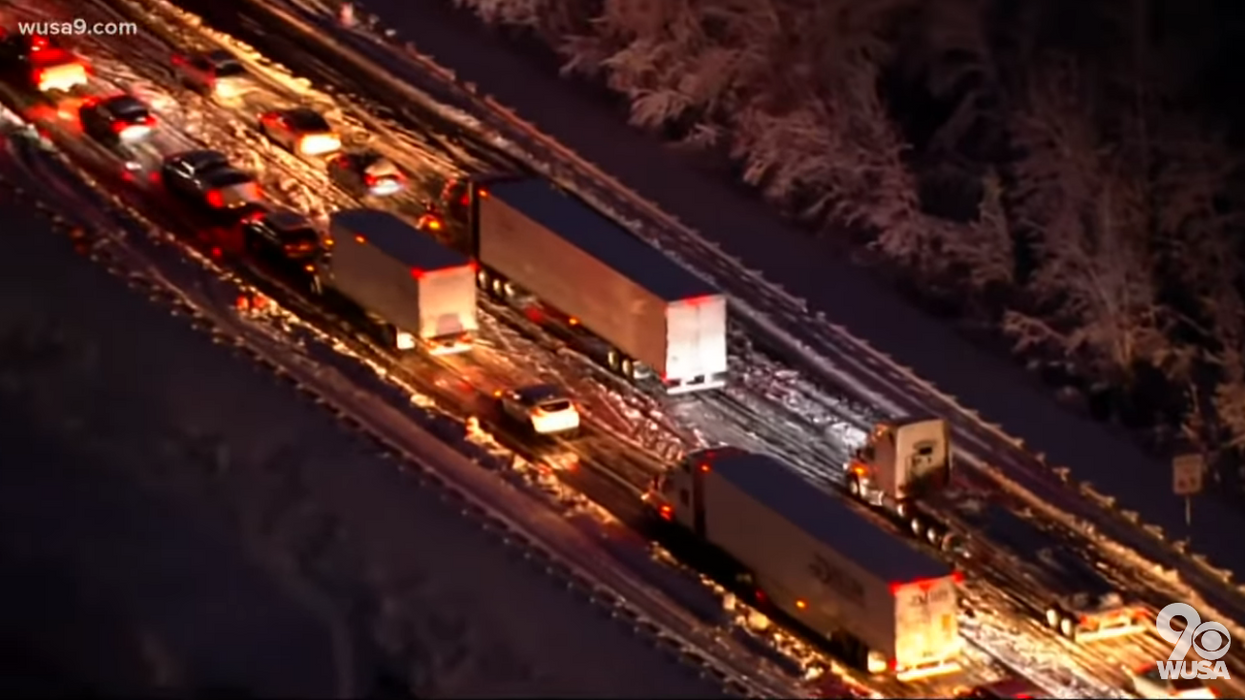 Massive tractor-trailer crash on I-95 leaves hundreds of cars stranded overnight in freezing temperatures in Virginia