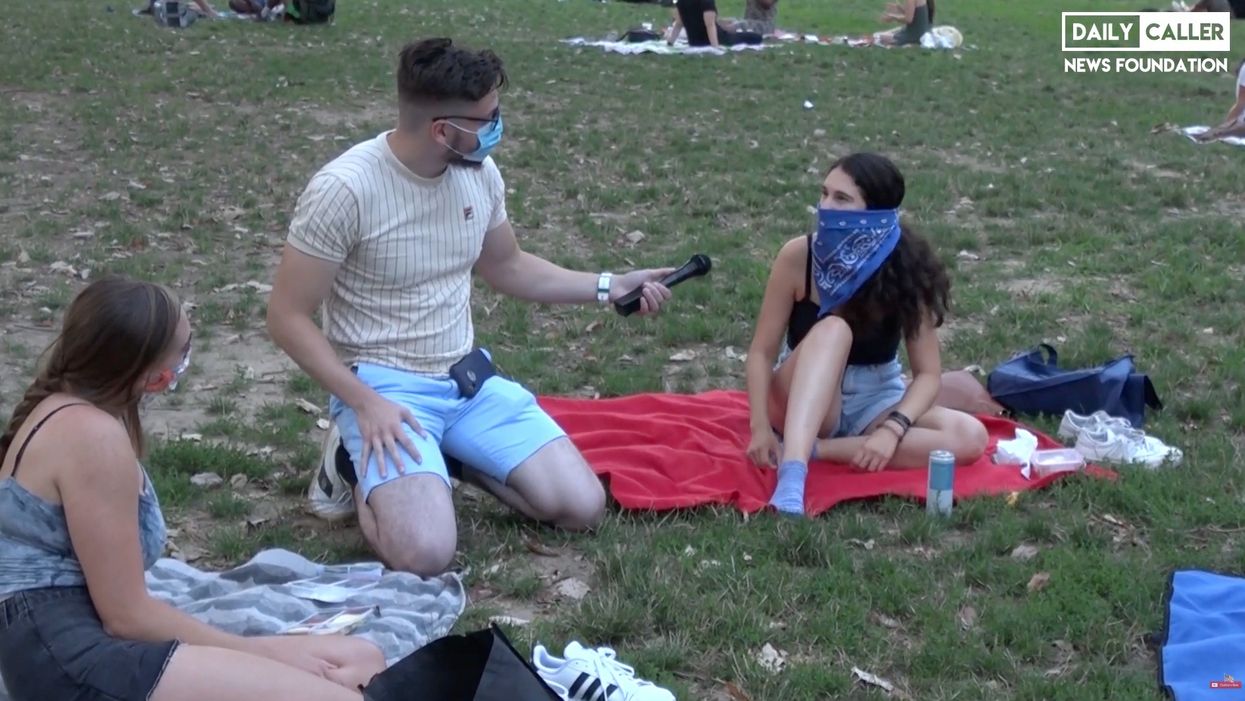 Matt Miller interviewing people