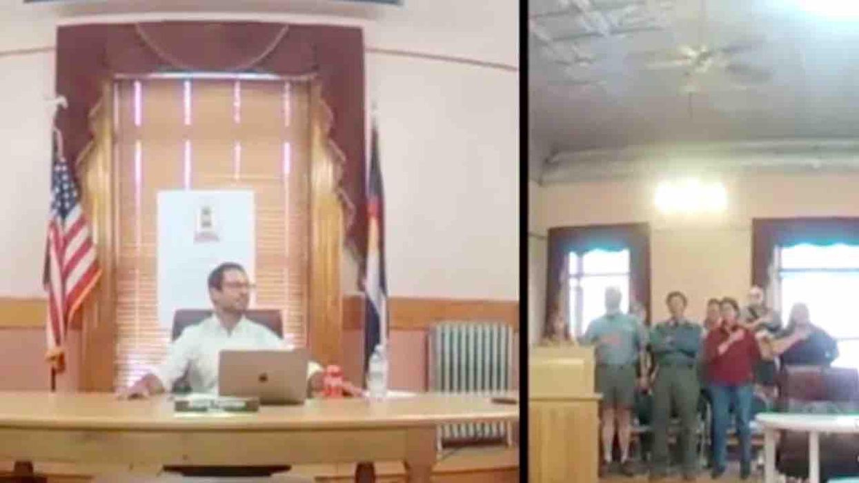 Mayor declares Pledge of Allegiance won't be recited at meetings any longer — but members of public are having none of it