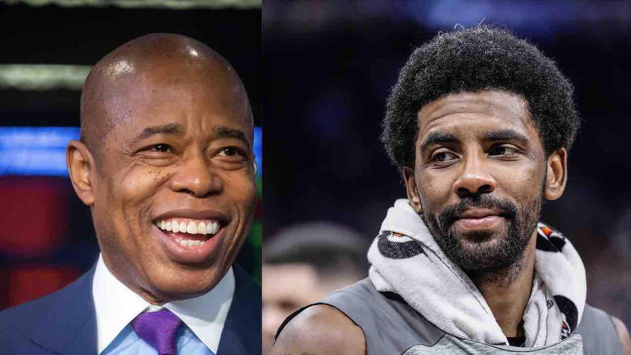 Mayor Eric Adams exempts NYC athletes from vaccine mandate after Kyrie Irving controversy reaches critical mass — but other city workers aren't so lucky