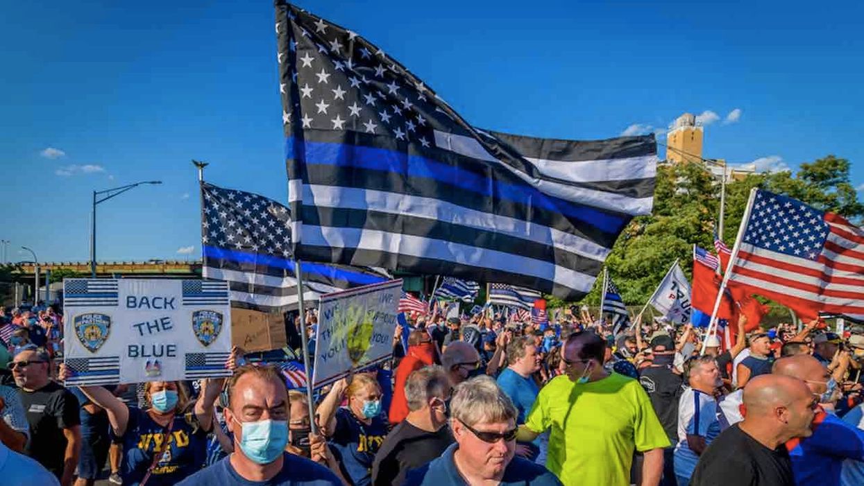 Mayor orders cops to remove thin blue line masks for 9/11 ceremony; police union head calls decision 'disrespectful'
