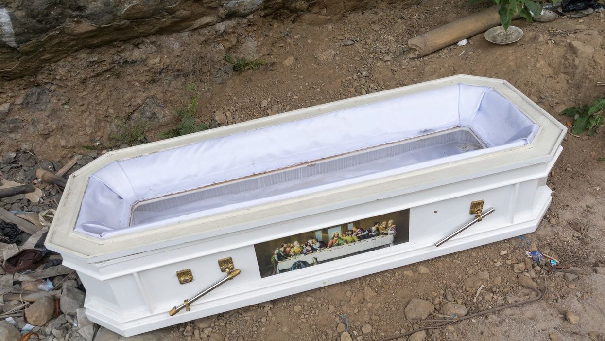 Mayor was out partying during lockdown. When cops showed up, he hopped in a coffin and pretended to be dead.