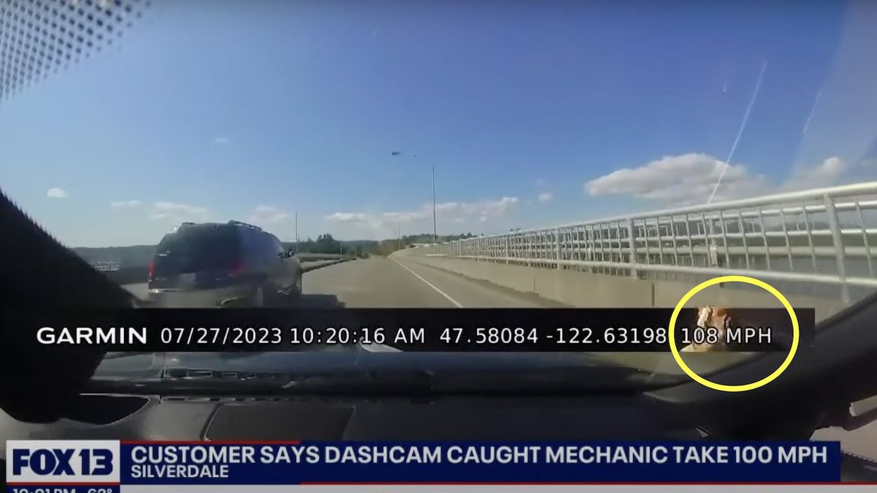 Mechanic caught on dashcam video taking BMW on high-speed joyride; car's owner says it hit 113 mph. But there are even more twists and turns in this tale.