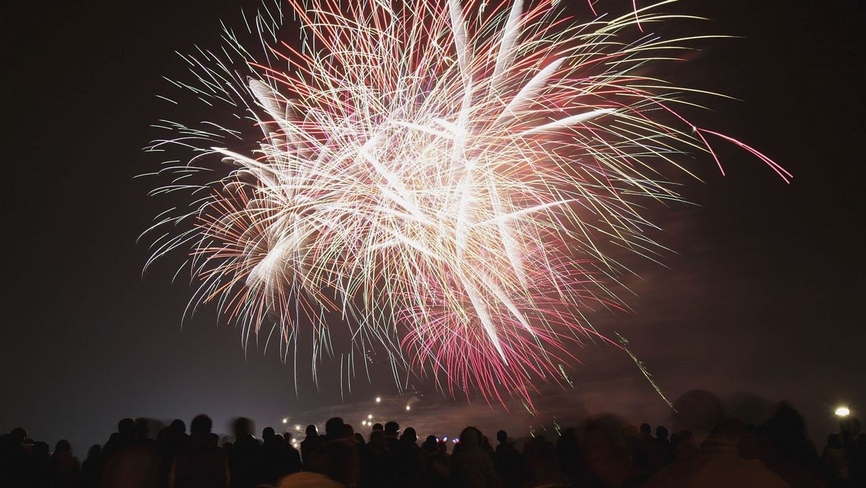 Media try to pass off British holiday fireworks as a celebration of Biden's apparent win. It backfires.