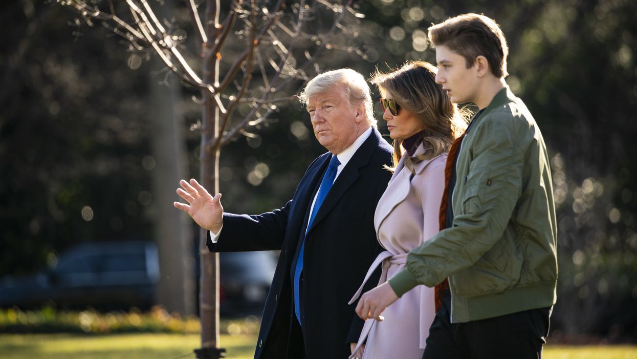 Melania Trump publicly scolds Food Network host for Father's Day message about son Barron's paternity