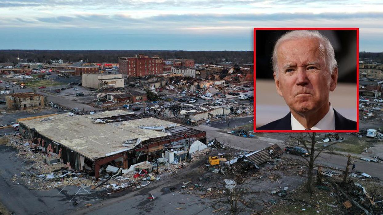 Meteorologist responds with data after Joe Biden seemingly blames climate change for deadly tornados