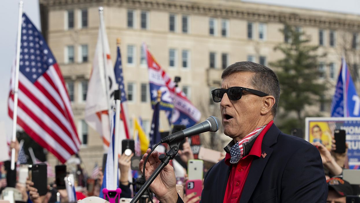 Michael Flynn breaks silence post-pardon with stirring remarks on 2020's 'war against the forces of evil': 'We must refuse to go to the funeral of our independence'