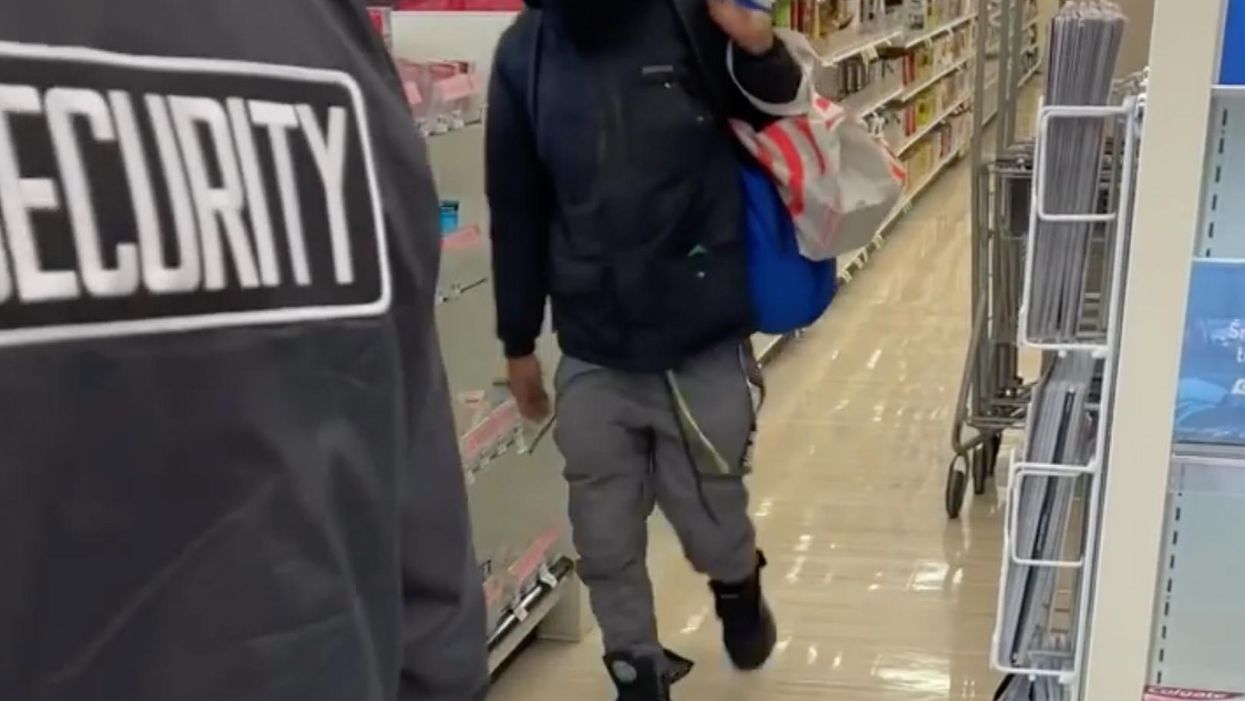 Michael Rapaport shares video showing merchandise-loaded theft suspect casually strolling out of NYC Rite Aid in broad daylight: 'I can't believe I'm seeing this s**t'