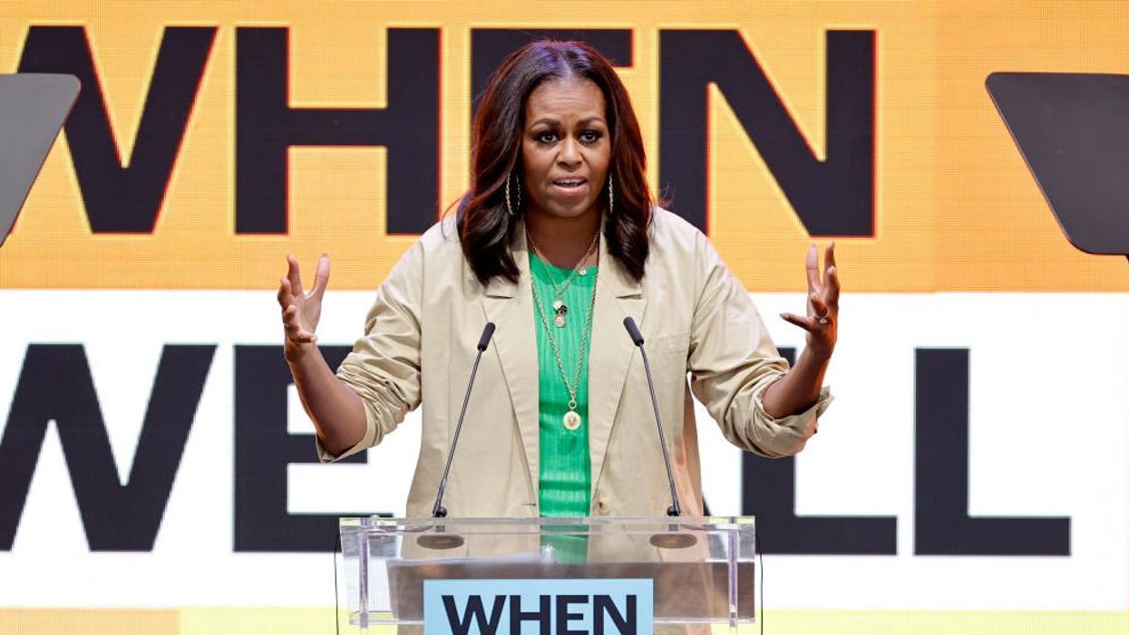 Michelle Obama confesses she was 'uncontrollably sobbing' on day Trump became president: 'No color on that stage'