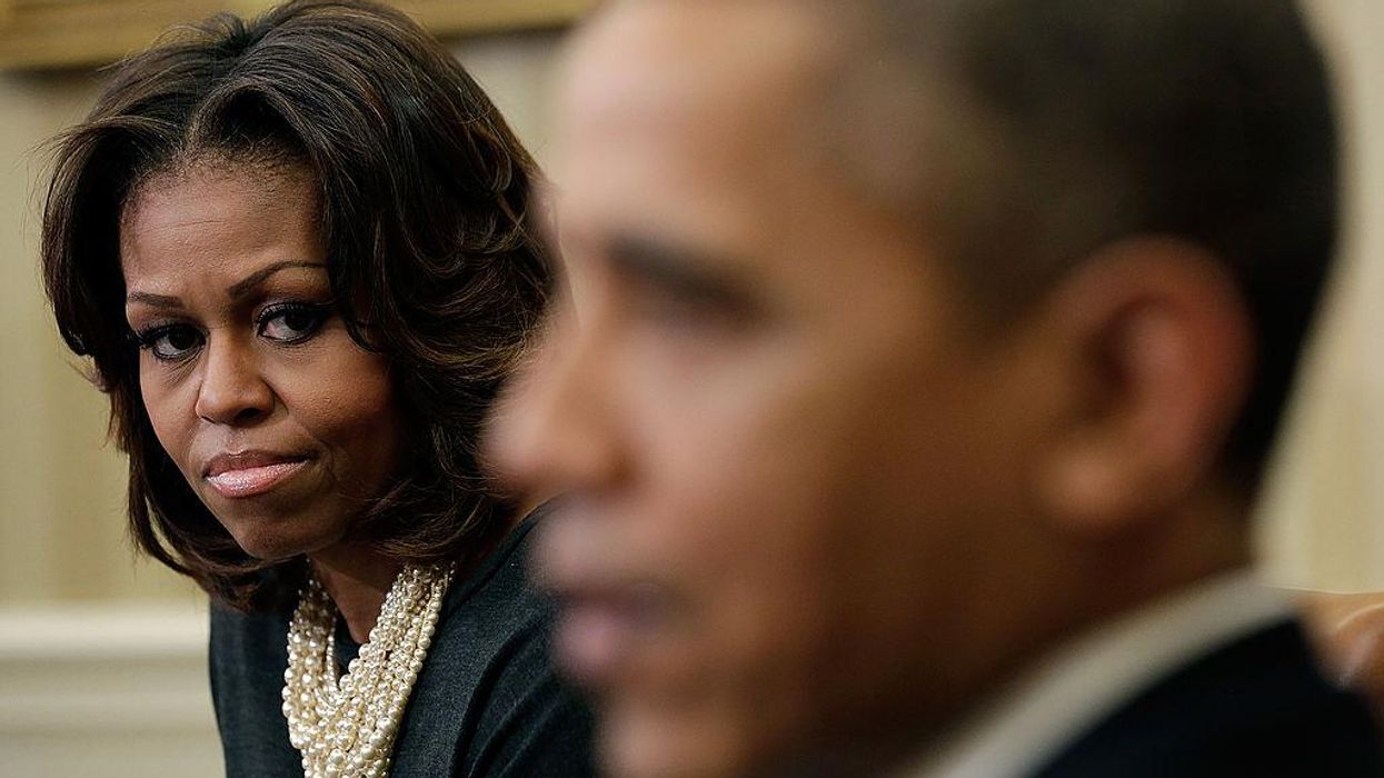 Michelle Obama 'couldn't stand' Barack for a decade, calls children 'terrorists'
