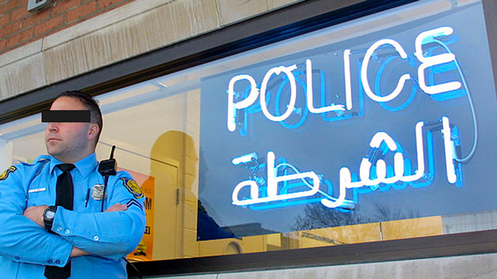 Michigan police force becomes first in US to have Arabic writing on its patch