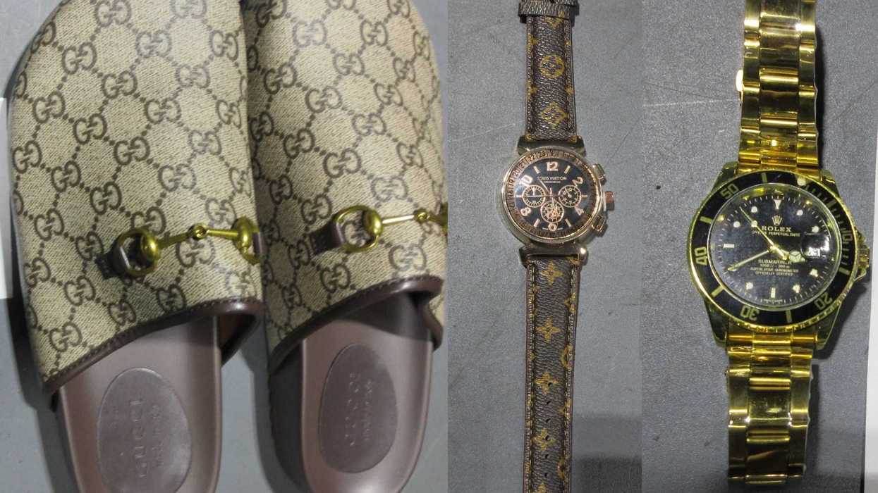 MILLIONS of dollars' worth of counterfeit shoes and watches SEIZED, says CBP