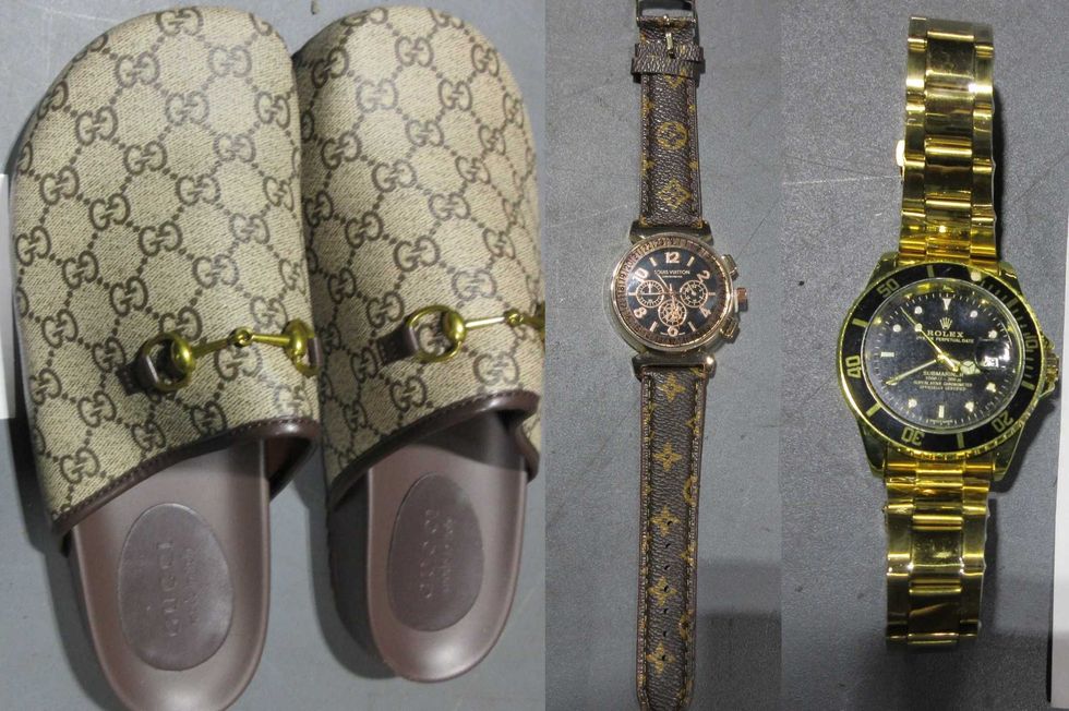 MILLIONS of dollars' worth of counterfeit shoes and watches SEIZED, says CBP