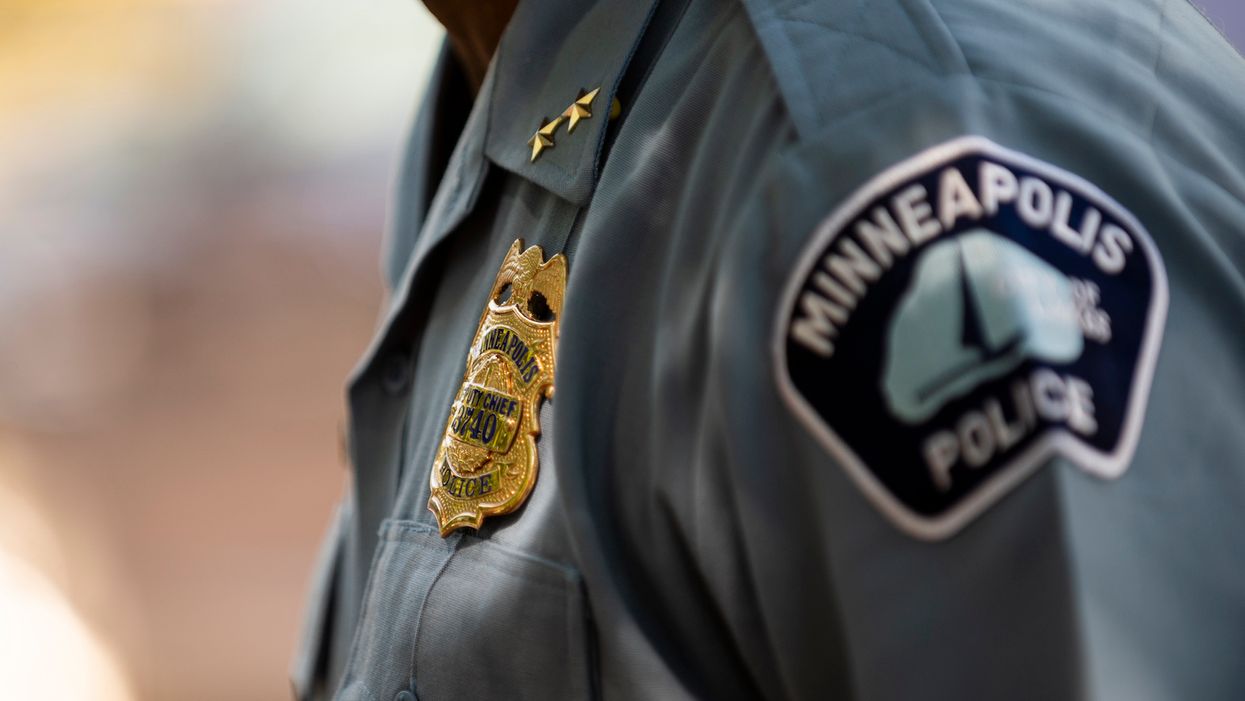 Minneapolis Police patch and badge