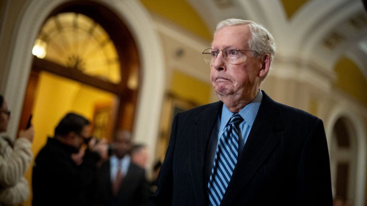 Mitch McConnell receives medical attention after fall