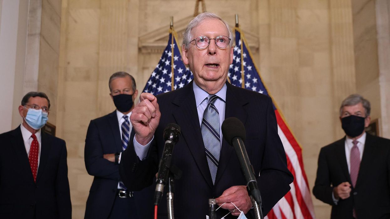 Mitch McConnell says 'zero' GOP senators will back Biden's $4 trillion infrastructure plan
