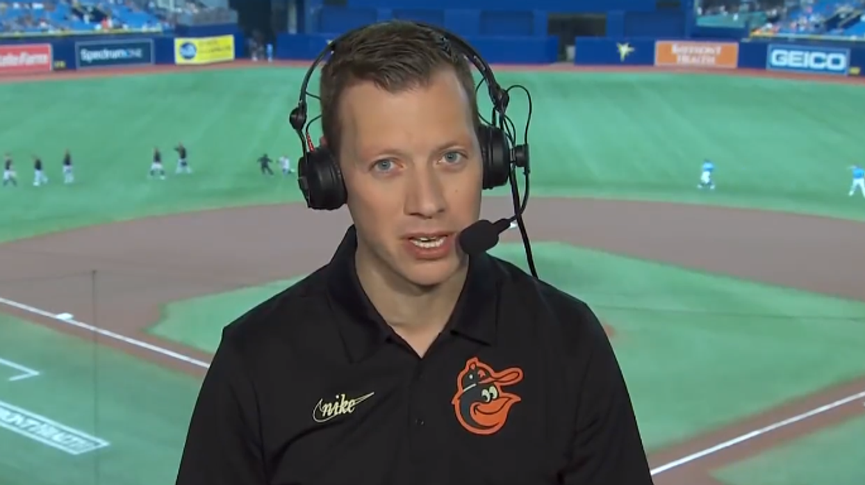 MLB broadcasters are openly trashing the Baltimore Orioles' ownership for removing an announcer after he read stats about the team's losses