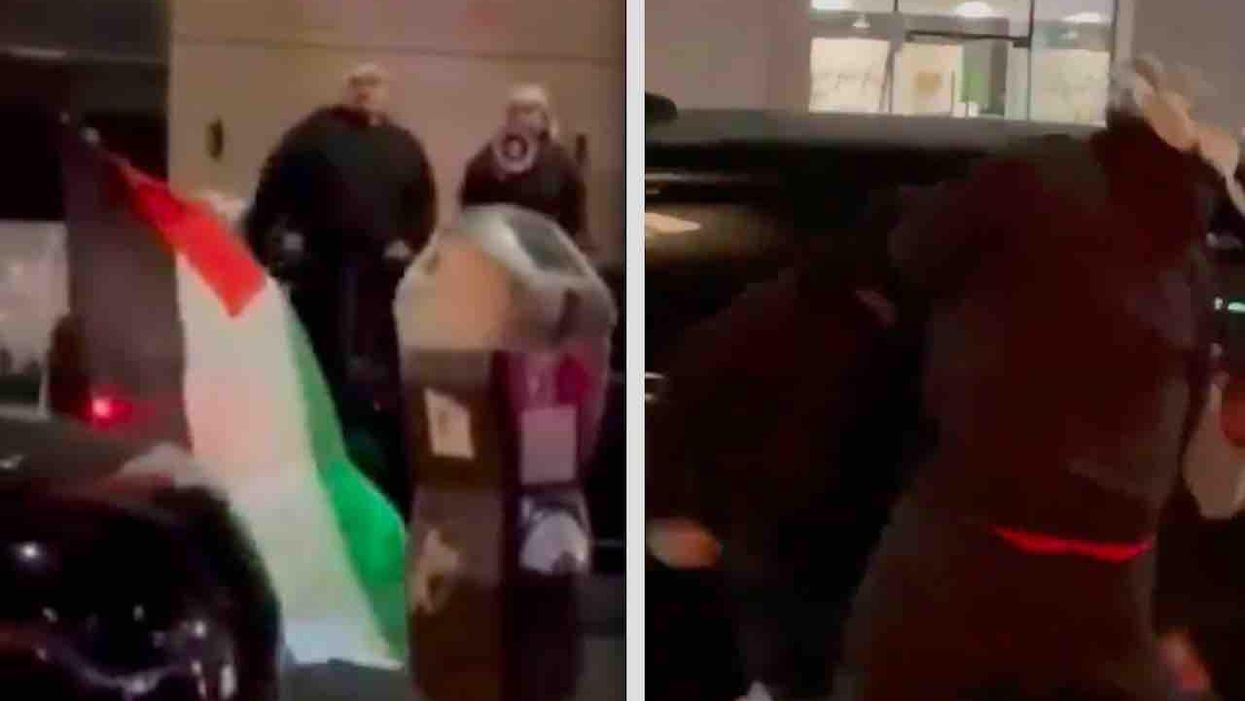 Mob of pro-Palestinian thugs ask LA diners if any of them are 'Jews,' witness says. Then brave mob beats up two Jewish men.