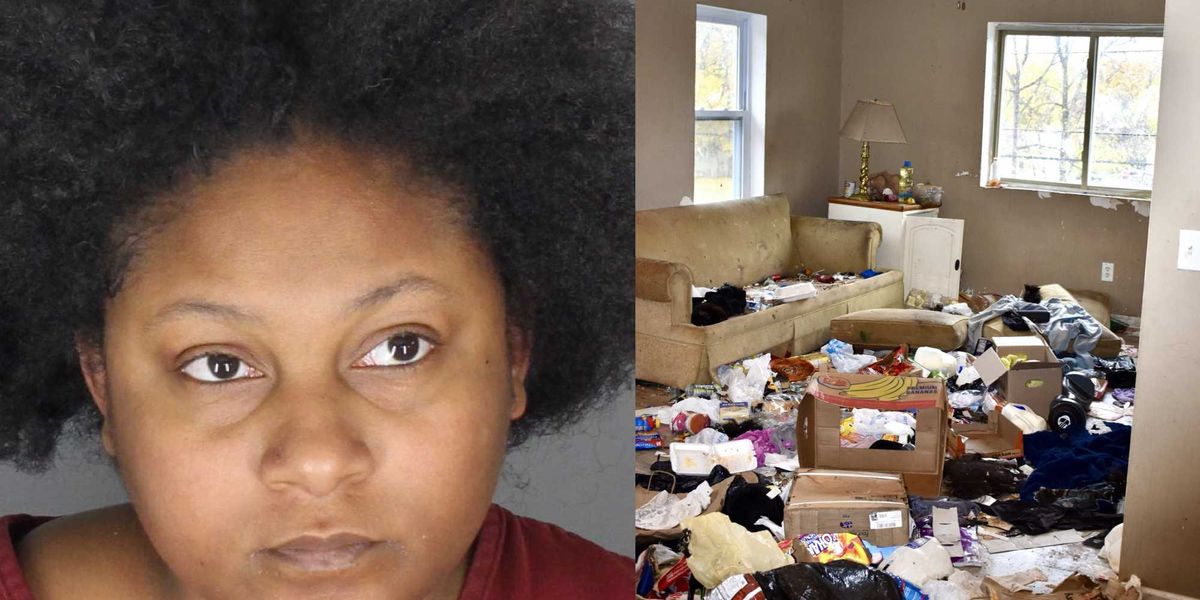 Mom allegedly left her children in filthy apartment with trash, human and animal feces, according to police