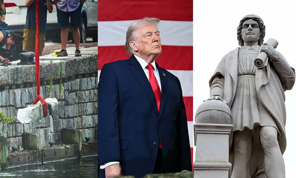 'Monuments matter': Christopher Columbus statue standing tall once again even after radicals did their worst