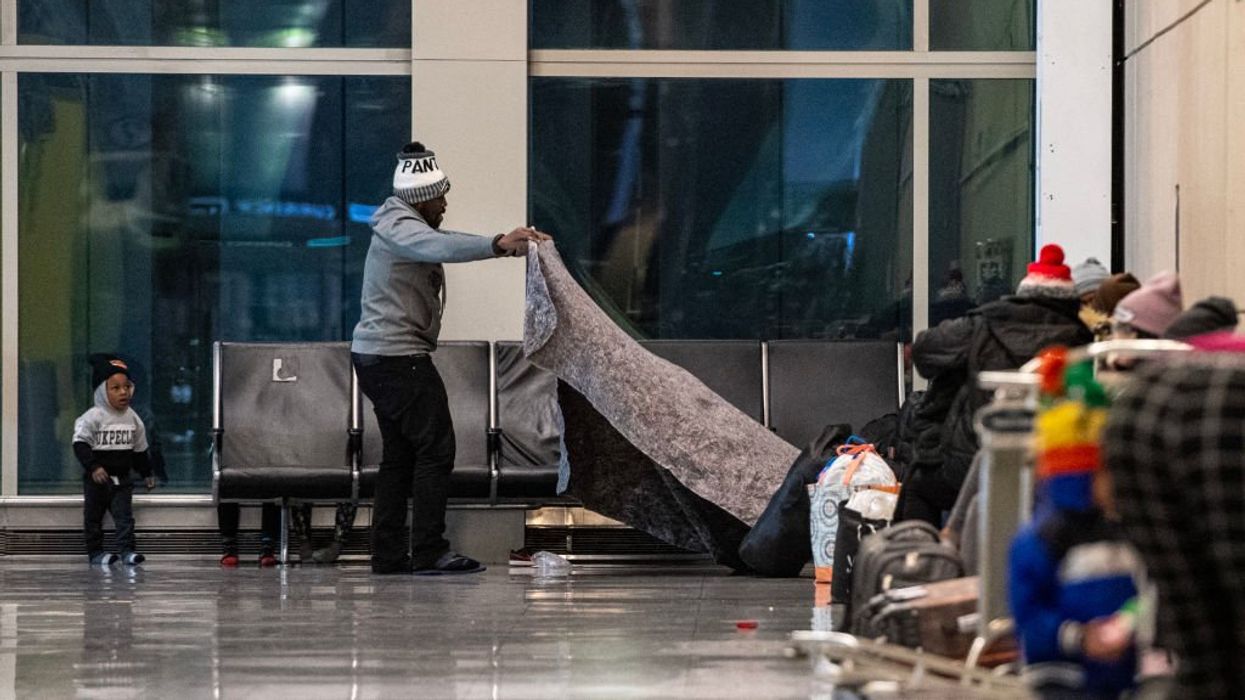 More than 100 illegal aliens are sleeping on the floor at Boston's airport