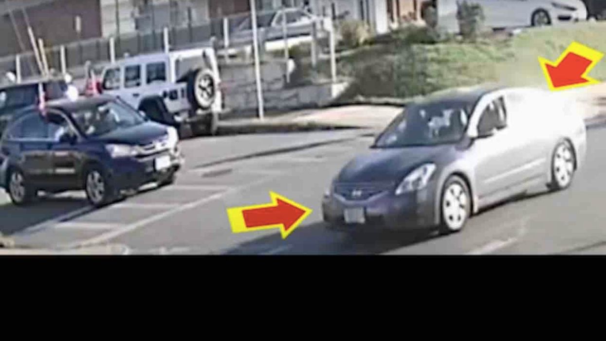 Mother punched through SUV window by unhinged leftist who didn't like her Trump flags — all while victim's daughter, 11, watches from back seat