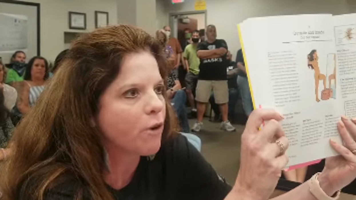 Mother unloads on school board over young children being taught about masturbation, anal sex, transgenderism