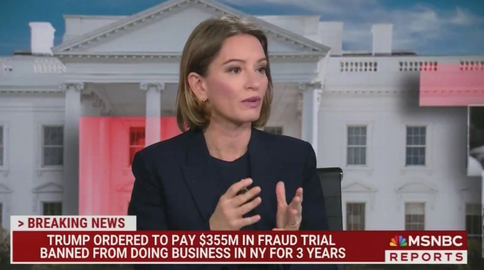 MSNBC host shocks panel with single question challenging the narrative celebrating $355 million ruling against Trump
