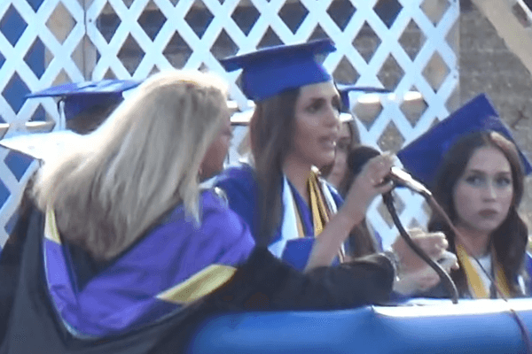 Muslim, pro-Palestine HS valedictorian blasts ICE in graduation speech — which school official cuts short: 'I feel oppressed'