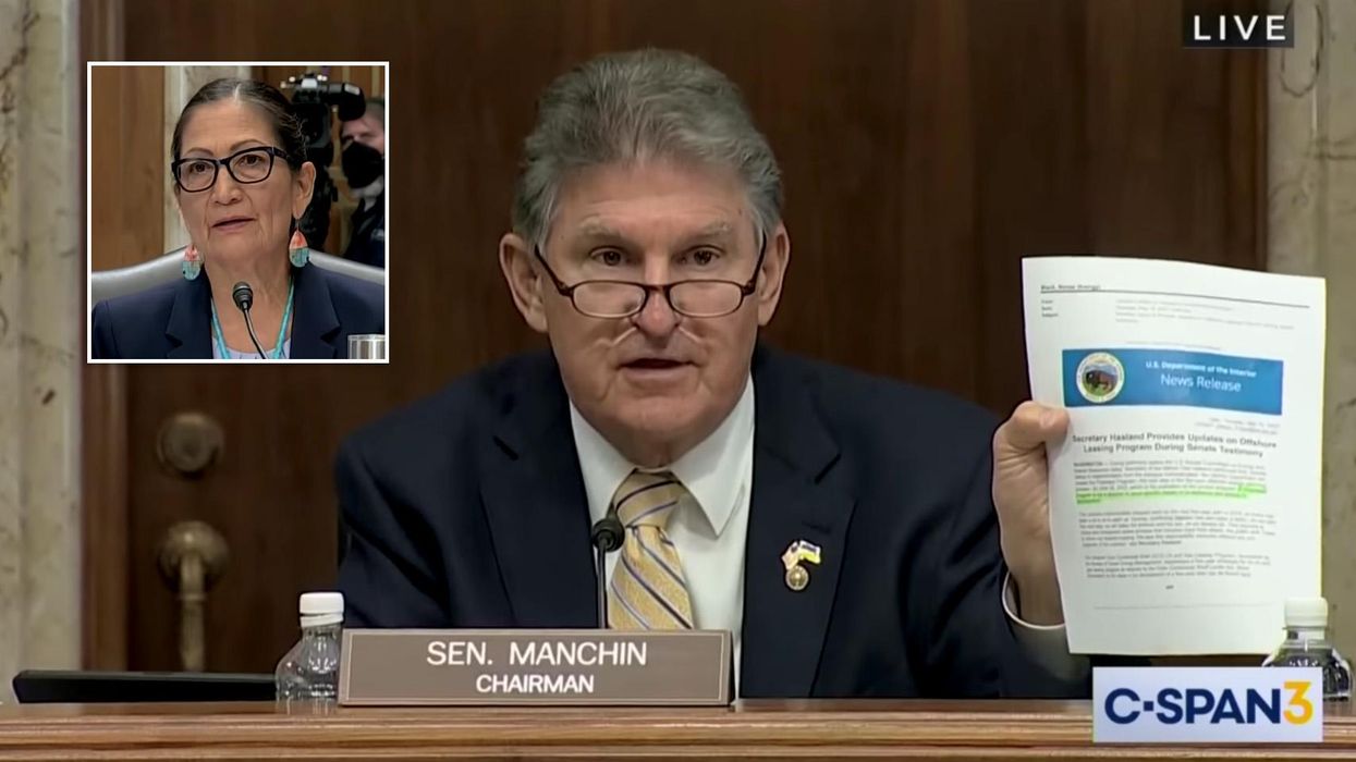 'My God': Dem senator leaves Interior secretary stumbling after confronting her with agency's own statement